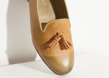 Load image into Gallery viewer, Leather Loafer in Lime - violet
