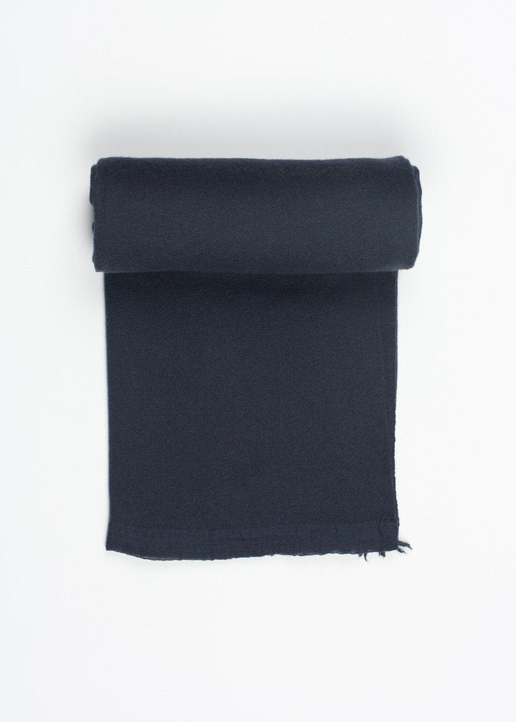 Giant Throw Scarf in Slate - black