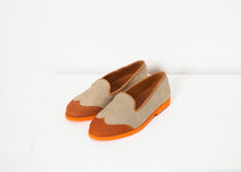 Load image into Gallery viewer, Wingtip Loafer in Orange - apricot
