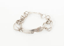 Load image into Gallery viewer, Silver I.D. Bracelet in Sterling - white
