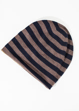 Load image into Gallery viewer, Reversible Beanie in Amber - indigo
