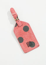 Load image into Gallery viewer, Oscar Luggage Tag in Rose - black

