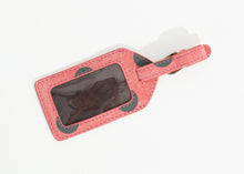 Load image into Gallery viewer, Oscar Luggage Tag in Rose - black

