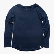 Load image into Gallery viewer, Long Sleeve Swing Shirt - blue

